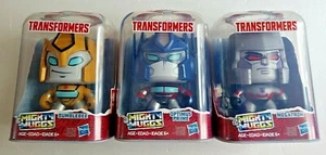 LOT OF 3 MIGHTY MUGGS TRANFORMERS BUMBLE BEE, OPTIMUS PRIME & MEGATRON NEW - Picture 1 of 6