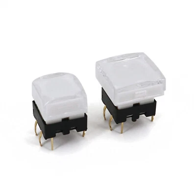 Honyone TS26 Series Square Momentary With LED SPST PCB Push Button Tact Switch - Image 1 of 4