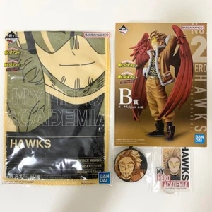 Bandai Ichiban Kuji My Hero Academia The Top 5! No.2 B Hawks Toy Figure Set MHA - Picture 1 of 6