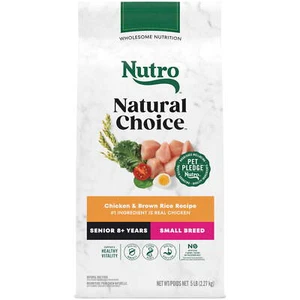 Natural Choice Senior Small Breed Dry Dog Food, Chicken And Brown Rice, 5 Lbs. - Picture 1 of 12