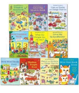 Richard Scarrys Best Collection Ever 10 Books Set NEW Paperback - Picture 1 of 2
