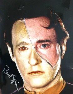 STAR TREK PHOTO Brent Spiner SIGNED Data oversized 42x35cm Autograph COA - Picture 1 of 2