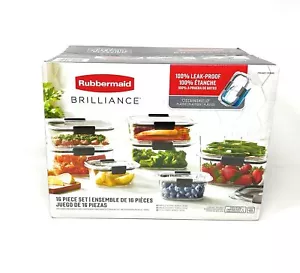 Rubbermaid Brilliance Food Storage Containers with Lids - 16 Piece Set - Picture 1 of 2