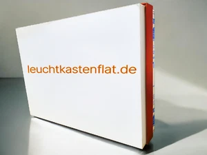 LED Leuchtkasten Doppelseitig rote HAUBE 69x49cm Leuchtreklame Lichtwerbung NEU! - Bild 1 von 6