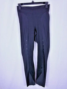 NIKE Damen Größe M schwarz Sportleggings mit Taschen gemusterter Taille - Bild 1 von 5