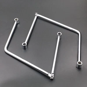19 to 30 cm Adjustable Saddlebag Support Holder Bar For Honda Kawasaki Suzuki GS - Bild 1 von 9
