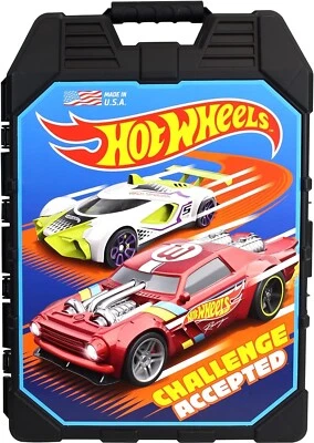Hot Wheels 48 Car Storage Case Easy Grip Carrying Made in USA New