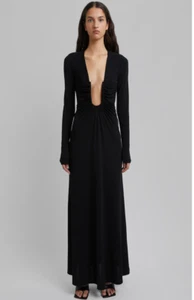 Maxi vestido Christopher Esber palma arqueada - Imagen 1 de 6