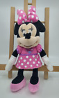 Mini Maus Plüschtier 15" Disney rosa Tupfen Kleid mit Herz