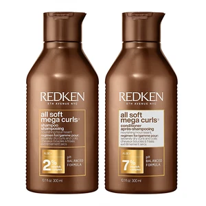 Redken All Soft MEGA Curls Shampoo & Conditioner 10.1 oz Set, Coily & Curly Hair - Picture 1 of 1