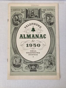 Vintage 1950 Bell Telephone System Telephone Almanac - Picture 1 of 6