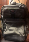 Used Tumi T2  Nylon Olive Green and Black Backpack Suitcase With Wheels.