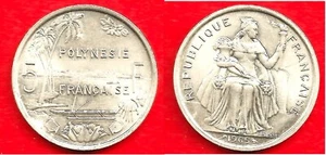 POLYNESIE FRANCAISE . 5 FRANCS 1965 . SPL / A. UNC - Bild 1 von 1