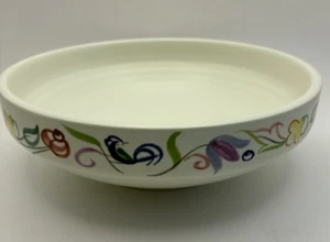 Vintage Poole Pottery Hand Painted Fruit Bowl 20 Cm - Foto 1 di 12