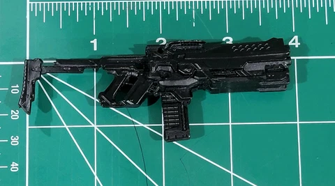 Custom Arsenal resin cast rifle 1/12 scale arkham knight Cover