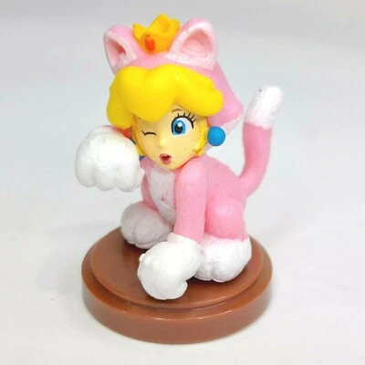 Мини-фигурка Super Mario 3D World Fury 2 дюйма Cat Peach Choco Egg Gashapon Furuta - Изображение 1 из 2