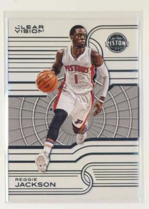 2015-16 Panini Clear Vision #72 Reggie Jackson Detroit Pistons BX4 - Imagen 1 de 2