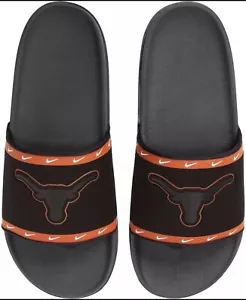 Nike Offcourt Slides TEXAS LONGHORNS NCAA Sandals Hookem Horns Size 7 NWB 📦 - Picture 1 of 6