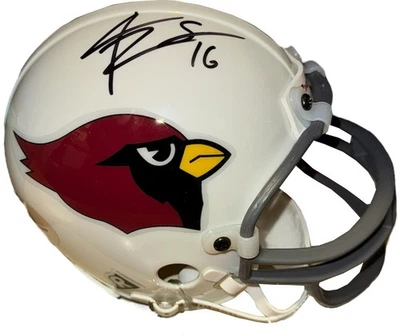 Jake Plummer signed Arizona Cardinals Riddell NFL Mini Helmet Snake-Playoff Holo - Image 1 of 2