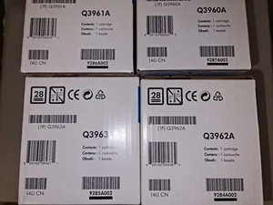 Original HP Toner 122A Q3960A Black / Schwarz - HP Color Laserjet 2840 2820 2550 - Afbeelding 1 van 2