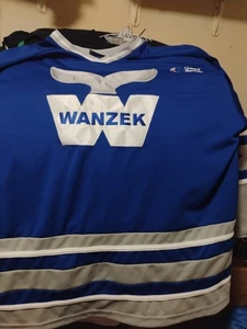 Hartford Whalers XXL Jersey Hockey 🏒 Navy Blue Silver & White #77 - Picture 1 of 10