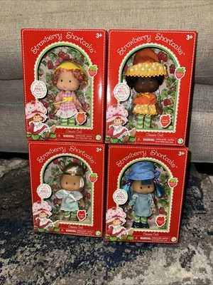 Bridge Direct Strawberry Shortcake Lote de 4 Sin usar, en caja Arándano, Melocotón, Ángel, Naranja Foto 1 de 4