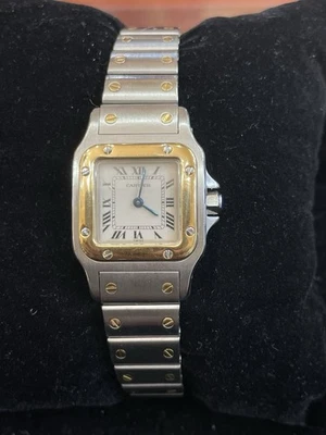 Cartier Santos Galbee 24x35mm White Dial Watch Reference #1567 With BOX - Image 1 of 4