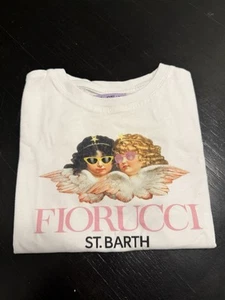 MC2 Saint Barth Girls T-Shirt, Fiorucci, Short Sleeve, Sz 6, New W. Tags - Picture 1 of 6