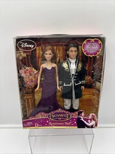 MATTEL DISNEY ENCHANTED RENAISSANCE BALL DOLL SET GISELLE AND ROBERT NRFB L3739 - Picture 1 of 12