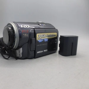JVC Everio GZ-MG50AG Handheld High Definition HDD Camcorder Black Tested - Picture 1 of 8
