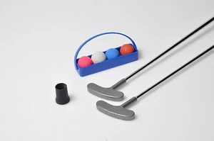 Minigolf Set 3 (= 2 Schläger, 4 Anlagenbälle mit Körbchen, 2 Sauger) - Bild 1 von 1
