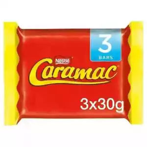 1 x Nestle Caramac Schokolade 3 x 30 g eingestellt vom Hersteller VERSIEGELT UK KOSTENLOSER VERSAND - Bild 1 von 2