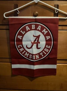 Alabama Crimson Tide Flag Small 18 Inches X 12 Inches Red & White - Picture 1 of 4