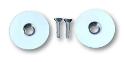 Chevy Wagon & Nomad 1955 1956 1957 asiento trasero superior topes de acero inoxidable nuevo  Foto 1 de 3