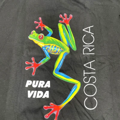 Camiseta Rana Costa Rica Vintage Años 90 Talla XXL Pura Vida Nueva Sin Etiquetas Foto 1 de 4