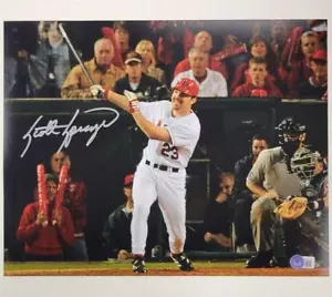 Scott Spiezio signed World Series Game 6 HR Angels 11x14 photo auto Beckett BAS - Picture 1 of 3