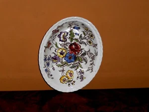 Vernon Kilns Calif May Flower Hand painted Bowl Serving Plate Antique Vintage - Picture 1 of 12