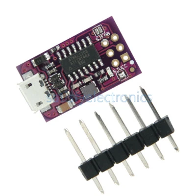 5V Micro USB Tiny AVR ISP ATtiny44 USBTinyISP Programmer für Arduino Bootloader - Bild 1 von 4