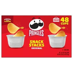 Pringles Snack Stacks Potato Crisps Chips,(0.67 oz., 48 ct.) No Ship to CA - Picture 1 of 7