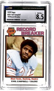 1979 Topps Earl Campbell CSG 8.5 #331