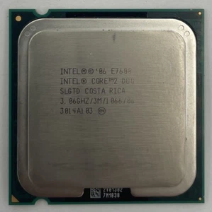 Intel Core 2 Duo E7600 Desktop CPU Processor- SLGTD - Picture 1 of 2