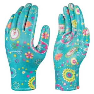 Benchmark Expression Ladies Comfortable Latex Grip Safety Work Gardening Glove - Picture 1 of 5