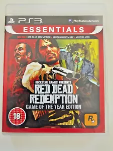 RED DEAD REDEMPTION GIOCO DELL'ANNO GIOCO ORIGINALE USATO GIOCO PLAYSTATION 3 - Foto 1 di 3