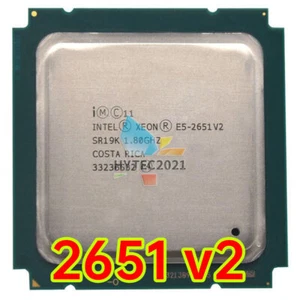 Intel Xeon E5-2651 V2 SR19K 1.80GHz 12 Cores 30MB 5 GT/S LGA-2011 CPU Processor - Picture 1 of 1