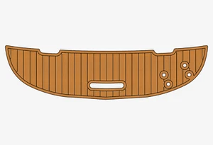 Maxum 2200 SR3 2004-2008 cabina plataforma de natación 1/4"6 mm espuma EVA alfombrilla sintética piso - Imagen 1 de 13