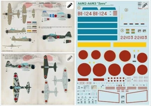 Print Scale 48-165 Mitsubishi Zero A6M2 - A6M3. Teil 2 Maßstab 1/48 Decal Flugzeug - Bild 1 von 12