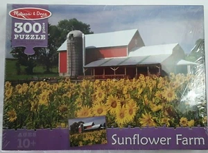 New Melissa & Doug 300 Piece Jigsaw Puzzle Sunflower Farm Ages 10+ - Picture 1 of 2