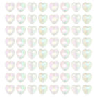 Heart Shaped Beads Acrylic Jewelry Colorful Spacer
