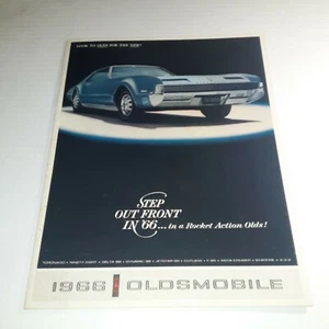1966 OLDSMOBILE 66 BLUE ROCKET ACTION CAR SALES BROCHURES-PA1 - Picture 1 of 11