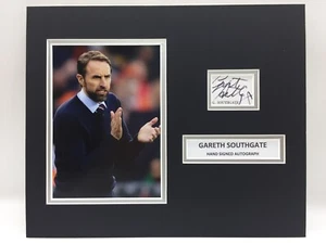 RARE Gareth Southgate England Signed Display + COA AUTOGRAPH EURO 2024 - Picture 1 of 3